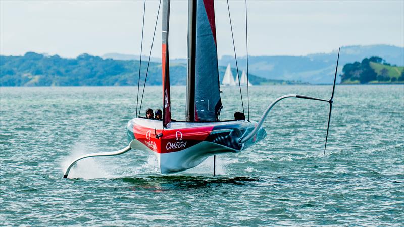 Emirates Team New Zealand - AC40 - Day 23, May 17, 2023 photo copyright Adam Mustill/America's Cup taken at Royal New Zealand Yacht Squadron and featuring the AC40 class