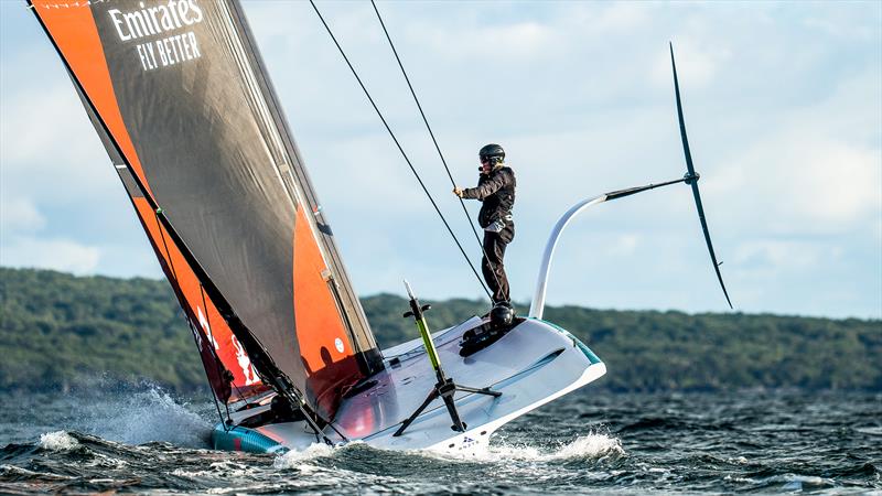 New wing foil - Emirates Team New Zealand - AC40 - LEQ12 - Day 23, May 17, 2023 - photo © Adam Mustill/America's Cup