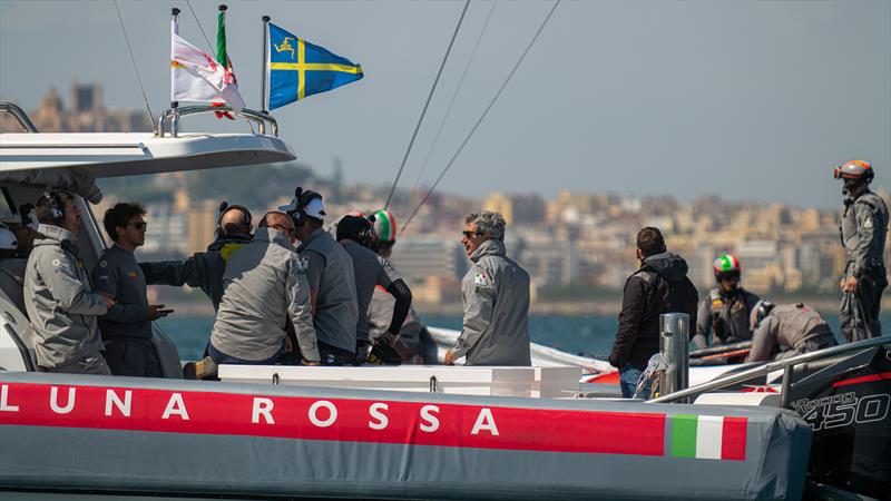 Luna Rossa Prada Pirelli -  LEQ12 - Day 49 - May 17, 2023 - Cagliari photo copyright Ivo Rovira / America's Cup taken at Circolo della Vela Sicilia and featuring the AC40 class