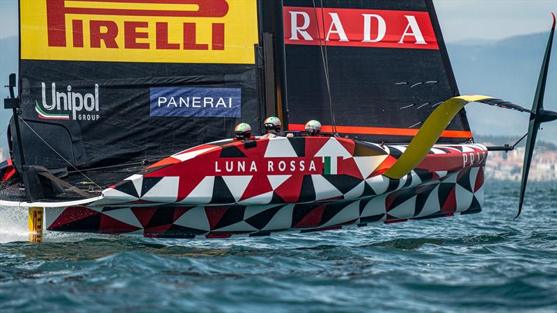 Luna Rossa Prada Pirelli -  LEQ12 - Day 60 - May 22, 2023 - Cagliari photo copyright Ivo Rovira / America's Cup taken at Circolo della Vela Sicilia and featuring the AC40 class