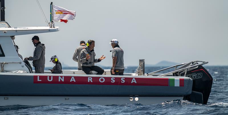 Luna Rossa Prada Pirelli -  LEQ12 - Day 61 - May 23, 2023 - Cagliari photo copyright Ivo Rovira / America's Cup taken at Circolo della Vela Sicilia and featuring the AC40 class