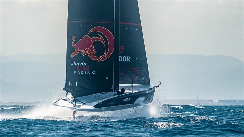 Alinghi Red Bull Racing -  AC40-LEQ12 - Day 27 - May 18, 2023 - Barcelona photo copyright Alex Carabi / America's Cup taken at Société Nautique de Genève and featuring the AC40 class