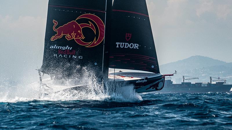 Alinghi Red Bull Racing -  AC40-LEQ12 - Day 27 - May 18, 2023 - Barcelona photo copyright Alex Carabi / America's Cup taken at Société Nautique de Genève and featuring the AC40 class