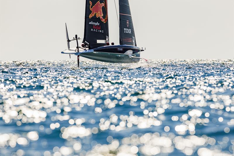 Alinghi Red Bull Racing on day 2 of the America's Cup Preliminary Regatta in Vilanova - photo © Samo Vidic / Alinghi Red Bull Racing