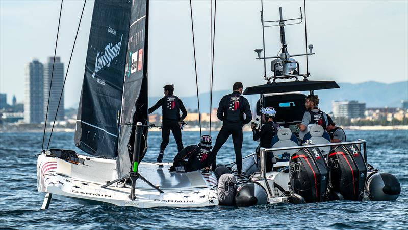 American Magic - AC40 - Day 66 - Barcelona - September 21, 2023 - photo © Paul Todd/America's Cup