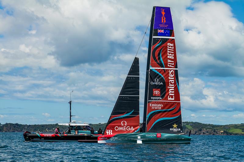 Emirates Team New Zealand - AC40 - Day 32 - Auckland - November 10, 2023 - photo © Sam Thom/America's Cup