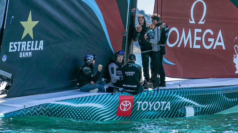 Emirates Team New Zealand - AC40 - Day 32 - Auckland - November 10, 2023 photo copyright Sam Thom/America's Cup taken at Royal New Zealand Yacht Squadron and featuring the AC40 class