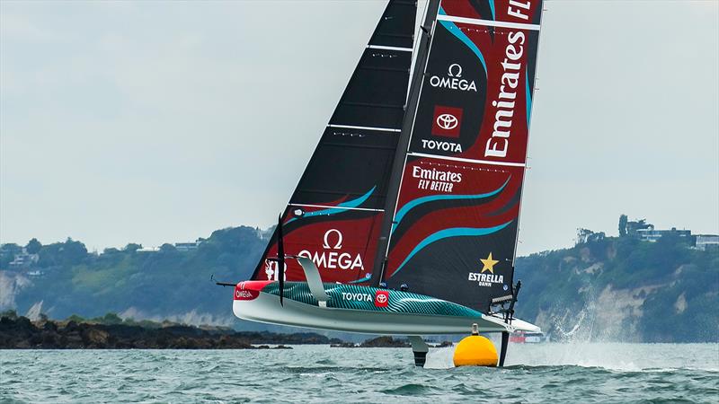 Emirates Team New Zealand - AC40 - Day 42 - Auckland - November 14, 2023 photo copyright Sam Thom/America's Cup taken at Royal New Zealand Yacht Squadron and featuring the AC40 class