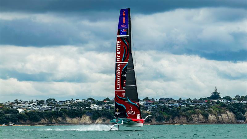 Emirates Team New Zealand - AC40 - Day 42 - Auckland - November 14, 2023 photo copyright Sam Thom/America's Cup taken at Royal New Zealand Yacht Squadron and featuring the AC40 class