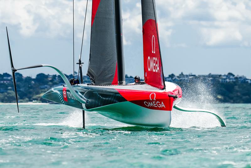 AC40 - winner 2023 World Sailing 2023 `Boat of the Year` photo copyright Adam Mustill / America's Cup taken at Royal New Zealand Yacht Squadron and featuring the AC40 class