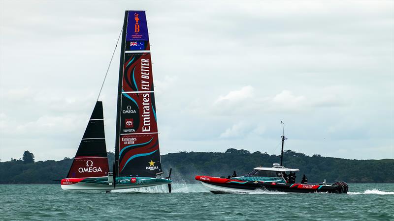 Emirates Team New Zealand - AC40 - Day 43 - Auckland - November 15, 2023 photo copyright Sam Thom/America's Cup taken at Royal New Zealand Yacht Squadron and featuring the AC40 class