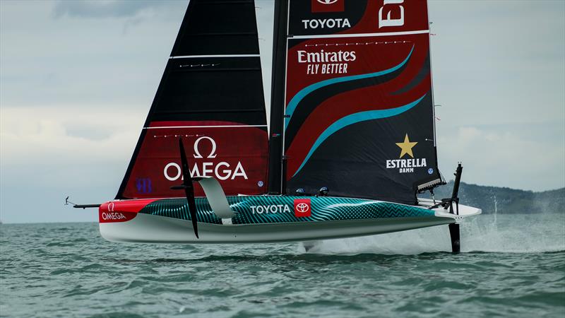 Emirates Team New Zealand - AC40 - Day 43 - Auckland - November 15, 2023 photo copyright Sam Thom/America's Cup taken at Royal New Zealand Yacht Squadron and featuring the AC40 class