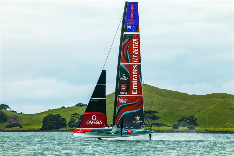 Emirates Team New Zealand - AC40 - Day 43 - Auckland - November 15, 2023 photo copyright Sam Thom/America's Cup taken at Royal New Zealand Yacht Squadron and featuring the AC40 class