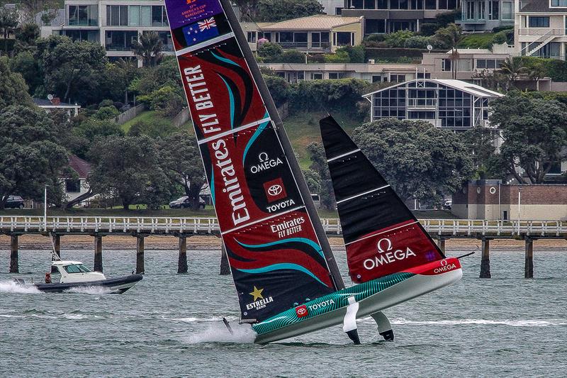 Emirates Team New Zealand - AC40 - Day 44 - Auckland - November 17, 2023 photo copyright Richard Gladwell - Sail-World.com/nz taken at Royal New Zealand Yacht Squadron and featuring the AC40 class