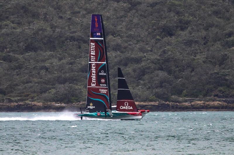 Emirates Team New Zealand - AC40 - Day 44 - Auckland - November 17, 2023 photo copyright Richard Gladwell - Sail-World.com/nz taken at Royal New Zealand Yacht Squadron and featuring the AC40 class