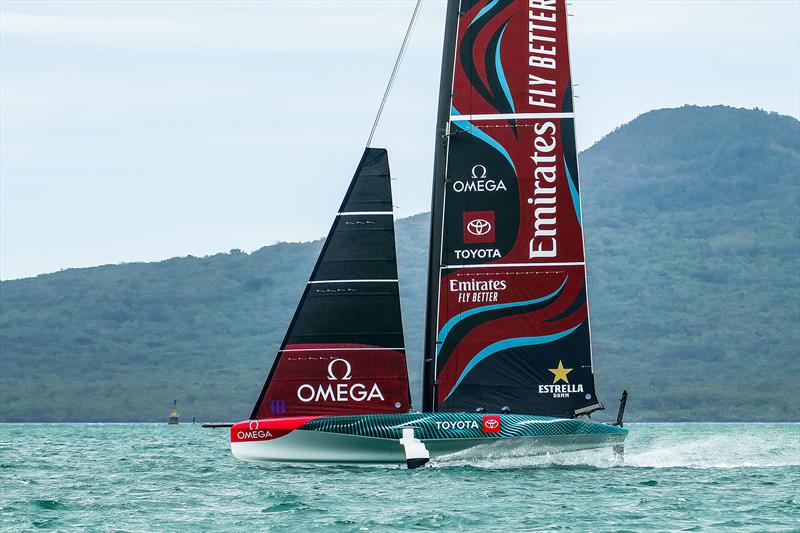 Emirates Team New Zealand - AC40 - Day 44 - Auckland - November 17, 2023 photo copyright Sam Thom / America's Cup taken at Royal New Zealand Yacht Squadron and featuring the AC40 class