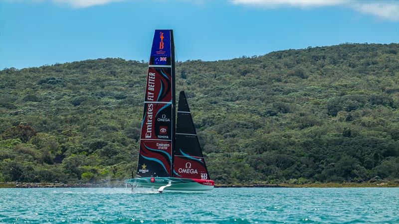 Emirates Team New Zealand - AC40 - Day 45 - Auckland - November 20, 2023 photo copyright Sam Thom/America's Cup taken at Royal New Zealand Yacht Squadron and featuring the AC40 class