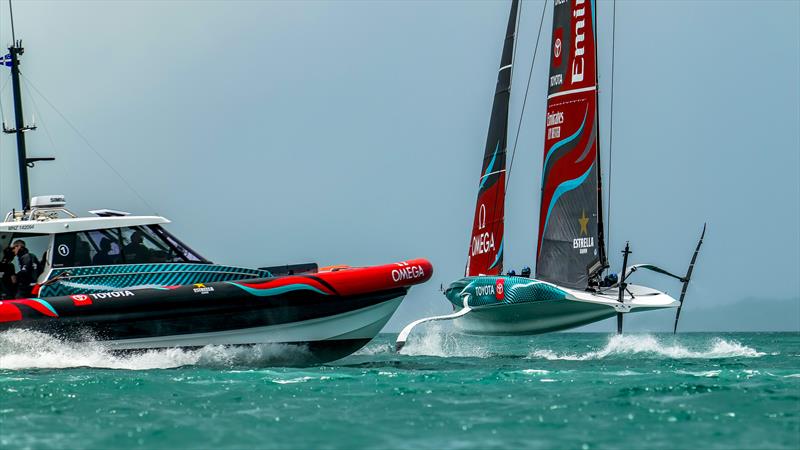 Emirates Team New Zealand - AC40 - Day 45 - Auckland - November 20, 2023 photo copyright Sam Thom/America's Cup taken at Royal New Zealand Yacht Squadron and featuring the AC40 class