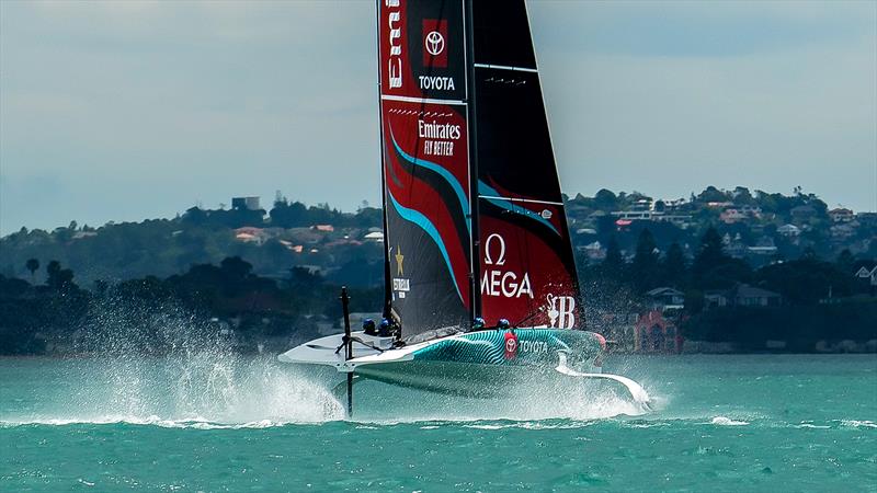 Emirates Team New Zealand - AC40 - Day 45 - Auckland - November 20, 2023 photo copyright Sam Thom/America's Cup taken at Royal New Zealand Yacht Squadron and featuring the AC40 class