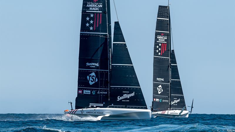 American Magic - AC40 - Day 117 - April 24, 2024 - Barcelona photo copyright Job Vermeulen / America's Cup taken at New York Yacht Club and featuring the AC40 class