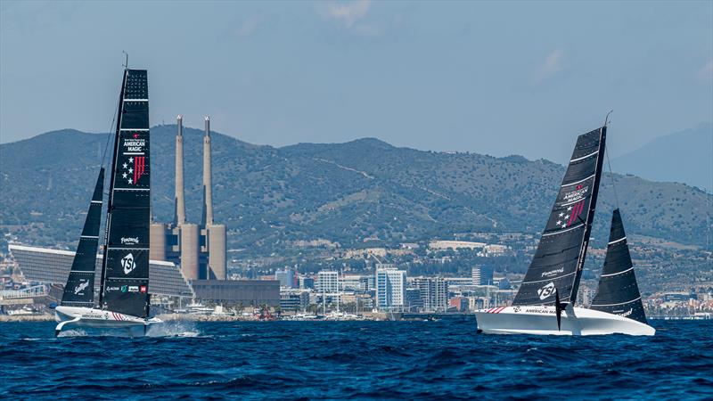 American Magic - AC40 - Day 117 - April 24, 2024 - Barcelona photo copyright Job Vermeulen / America's Cup taken at New York Yacht Club and featuring the AC40 class