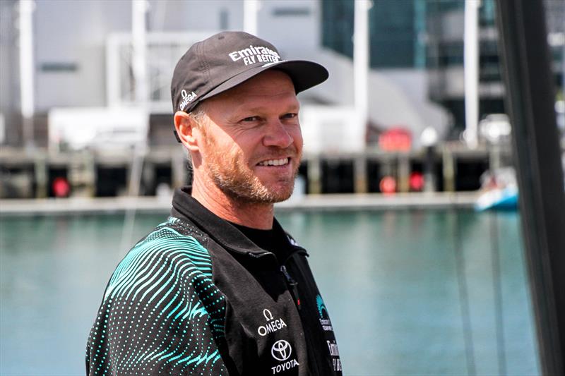 Emirates Team New Zealand - first sail - AC40 - October 17, 2025 photo copyright Richard Gladwell - Sail-World.com/nz taken at Royal New Zealand Yacht Squadron and featuring the AC40 class