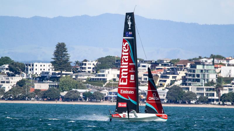 Emirates Team New Zealand - AC40 - Waitemata Harbour - November 3, 2025 photo copyright Richard Gladwell - Sail-World.com/nz taken at Royal New Zealand Yacht Squadron and featuring the AC40 class