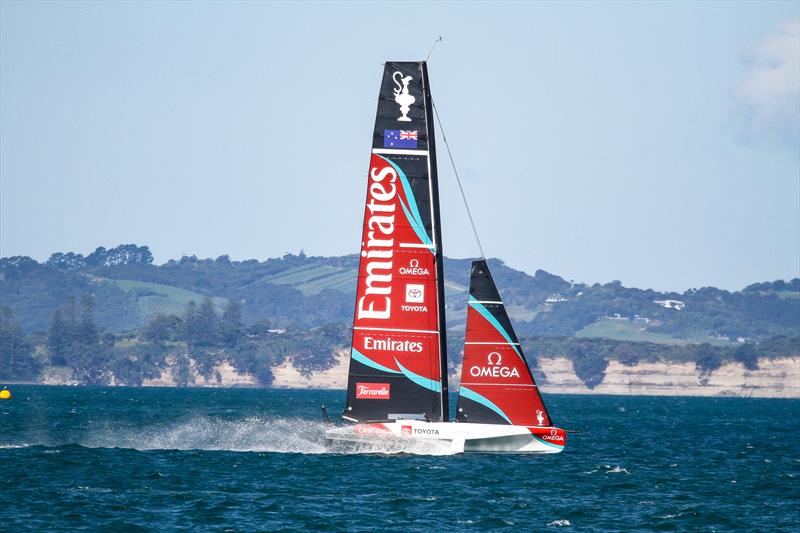 Emirates Team New Zealand - AC40 - Waitemata Harbour - November 3, 2025 photo copyright Richard Gladwell - Sail-World.com/nz taken at Royal New Zealand Yacht Squadron and featuring the AC40 class