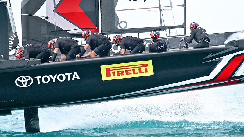Emirates Team New Zealand - Cyclors - Race 6 - Semi-Finals, America's Cup Playoffs- Day 12, June 8, 2017 (ADT) photo copyright Richard Gladwell taken at  and featuring the AC50 class