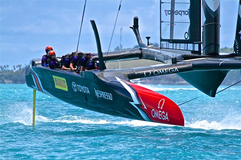 An America's Cup in Auckland with potentially 12 teams is double the size of the AC fleet in Bermuda photo copyright Richard Gladwell taken at Royal Bermuda Yacht Club and featuring the AC50 class