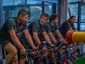 Emirates Team NZ cyclors  line up for Velodrome Training - March 4, 2024