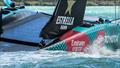 Mainsail clew   - Emirates Team New Zealand- AC75 - Day 4 - April 16, 2024 - Auckland