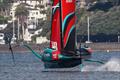 Emirates Team NZ training alone before the 2024 America's Cup - April 30, 2024 - Waitemata Harbour