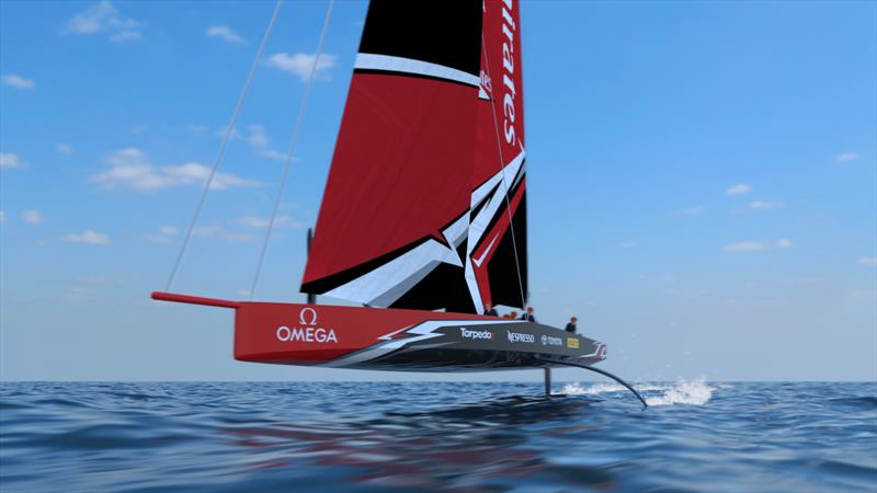 The America's Cup AC75 boat concept revealed - photo © Emirates Team New Zealand