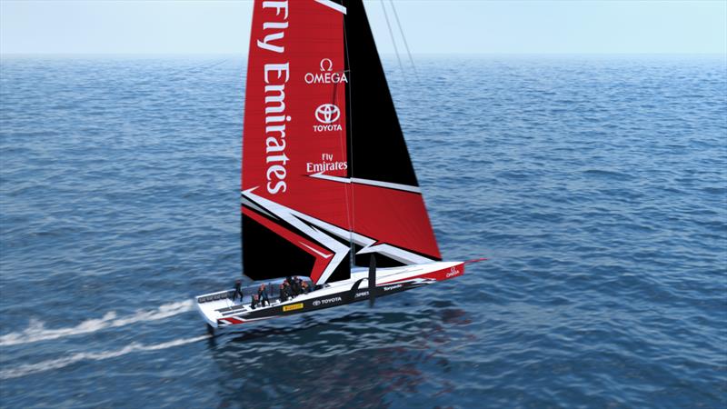 The America's Cup AC75 boat concept revealed - photo © Emirates Team New Zealand