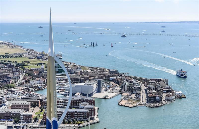 America's Cup World Series comes to Portsmouth in June 2020, presented by Emirates photo copyright America's Cup World Series taken at  and featuring the AC75 class