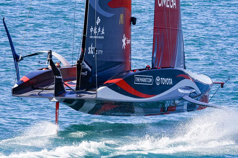 America's Cup match day 2 - Emirates Team New Zealand - photo © ACE / Studio Borlenghi