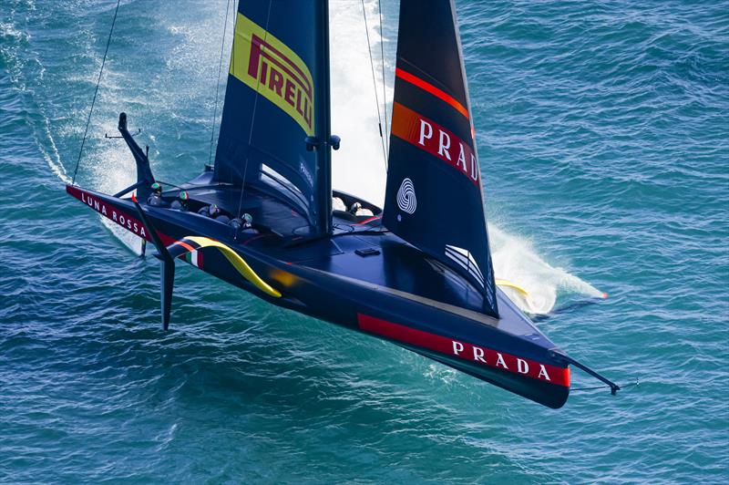 36th America's Cup Day 7: Luna Rossa Prada Pirelli photo copyright ACE / Studio Borlenghi taken at Royal New Zealand Yacht Squadron and featuring the AC75 class