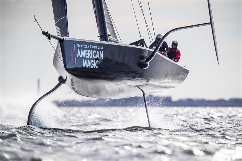 Kevin Shoebridge: `I think people will be amazed when they see these boats launched in Auckland, this winter - what they actually look like, and what they can actually do.` photo copyright Amory Ross taken at New York Yacht Club and featuring the AC75 class