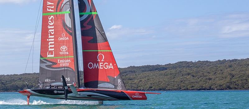 Emirates Team New Zealand - October 2019 photo copyright Emirates Team New Zealand taken at Royal New Zealand Yacht Squadron and featuring the AC75 class