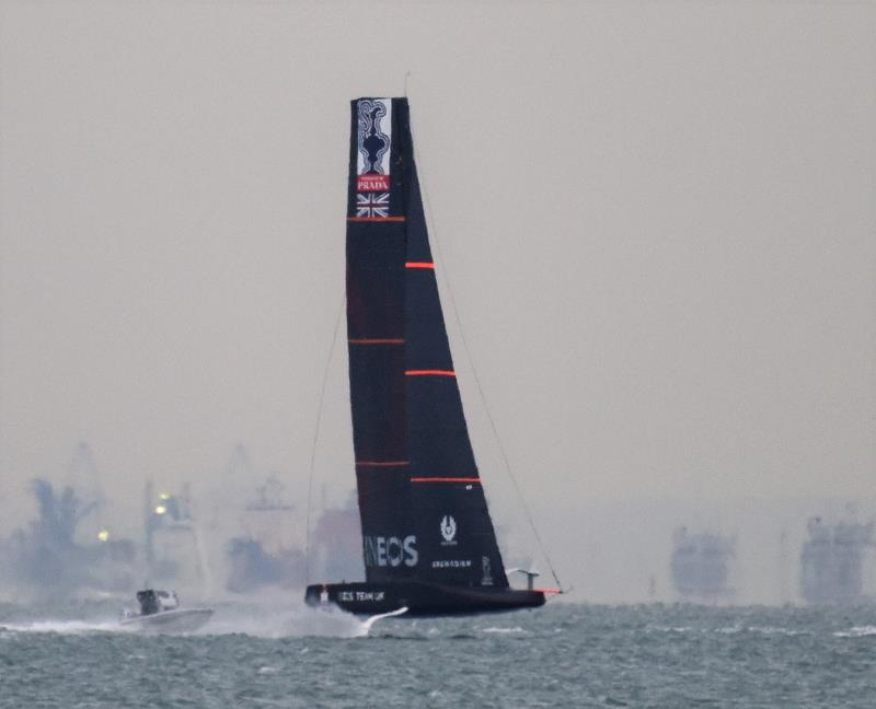 INEOS Team UK test sailing in the Solent - October 2019 - photo © John Green
