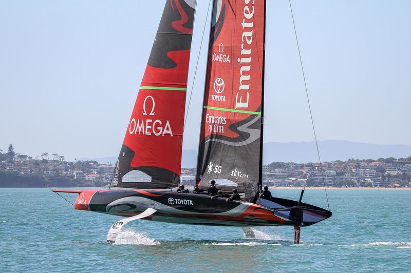 Te Aihe - Emirates Team New Zealand - Waitemata Harbour - November 4, 2019 - photo © Richard Gladwell / Sail-World.com