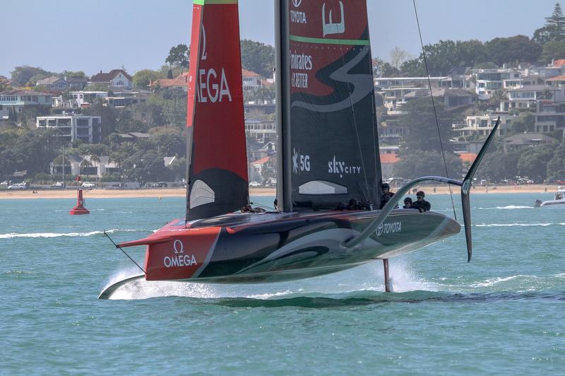 Te Aihe - Emirates Team New Zealand - Waitemata Harbour - November 4, 2019 - photo © Richard Gladwell / Sail-World.com