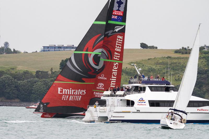 Emirates Team New Zealand's Te Aihe, Waitemata Harbour, November 6, 2019 - photo © Richard Gladwell / Sail-World.com