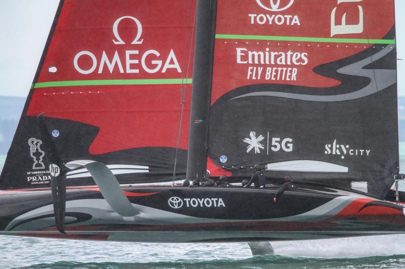 Emirates Team New Zealand - Waitemata Harbour - November 20, 2019 photo copyright Richard Gladwell / Sail-World.com taken at Royal New Zealand Yacht Squadron and featuring the AC75 class