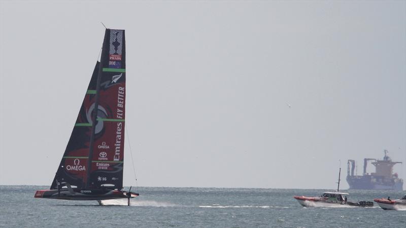 Emirates Team New Zealand - January 8, 2020 photo copyright Richard Gladwell / Sail-World.com taken at Royal New Zealand Yacht Squadron and featuring the AC75 class