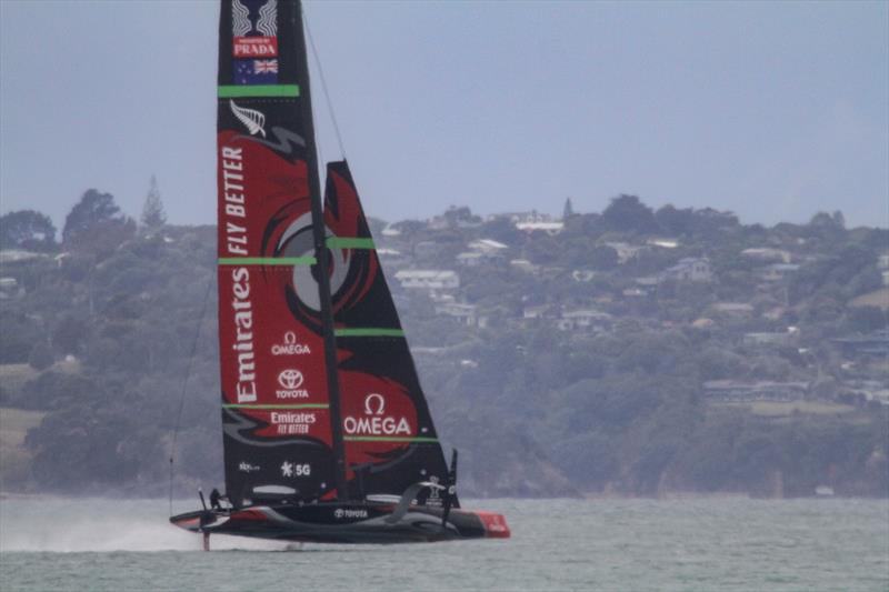 Emirates Team New Zealand in The Paddock - January 8, 2020 photo copyright Richard Gladwell / Sail-World.com taken at Royal New Zealand Yacht Squadron and featuring the AC75 class