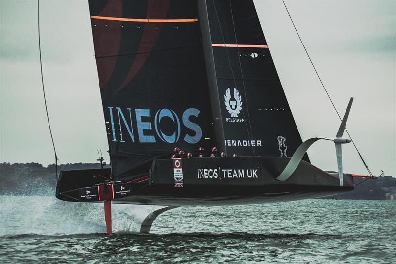 INEOS Team UK - Portsmouth - December 2019 photo copyright Ralph Hewitt taken at Royal Yacht Squadron and featuring the AC75 class