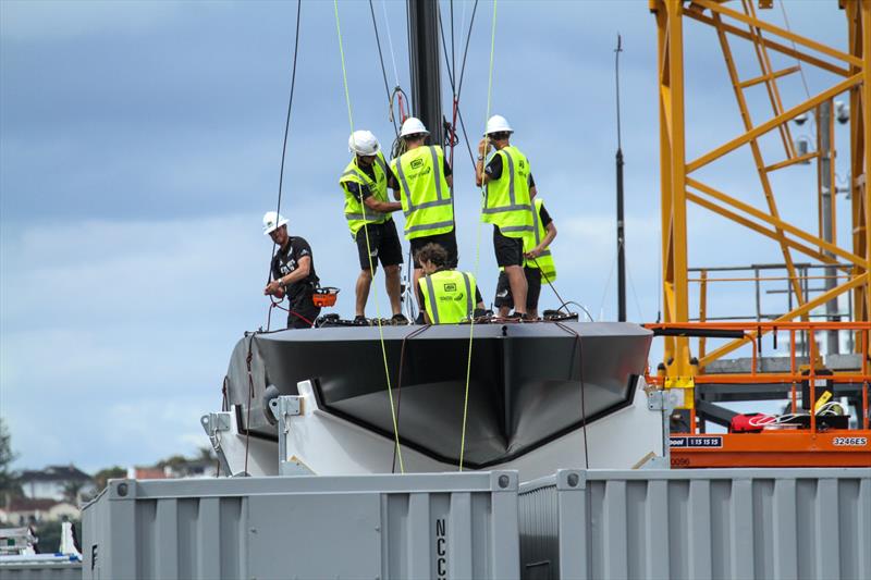 - Emirates Team New Zealand - Test boat launch - January 22, 2020 photo copyright Richard Gladwell / Sail-World.com taken at Royal New Zealand Yacht Squadron and featuring the AC75 class