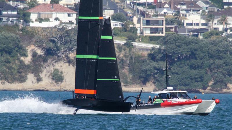 - Te Kahu - Emirates Team New Zealand - Waitemata Harbour - February 20, 2020 photo copyright Richard Gladwell / Sail-World.com taken at Royal New Zealand Yacht Squadron and featuring the AC75 class